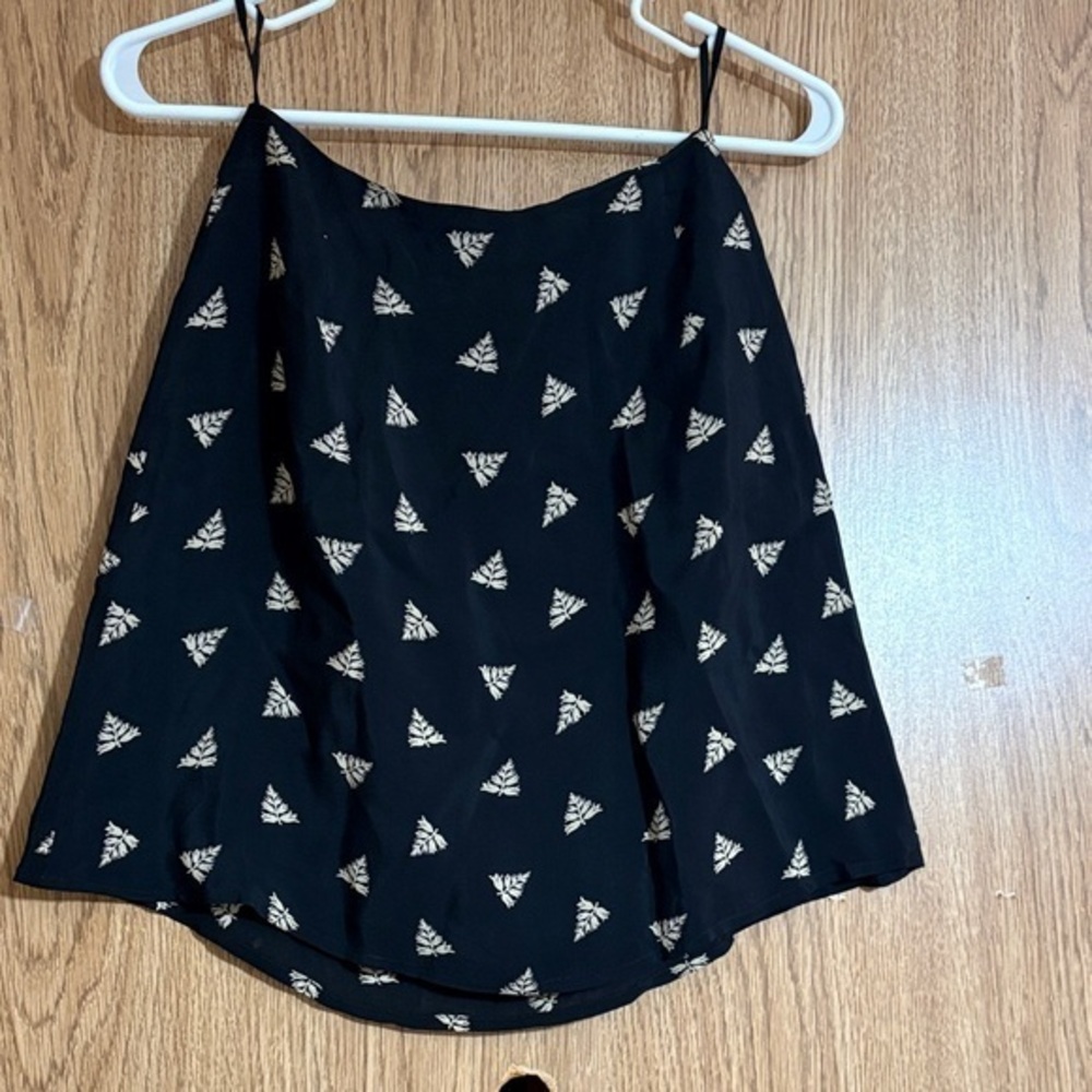 Banana Republic Black and White Patterned Skirt